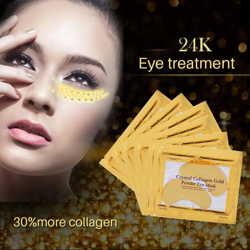 Gold Crystal Collagen Eye Mask