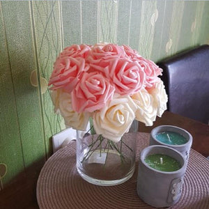 Colorful Artificial Rose Flowers - Weddings, Birthdays, Parties, Home