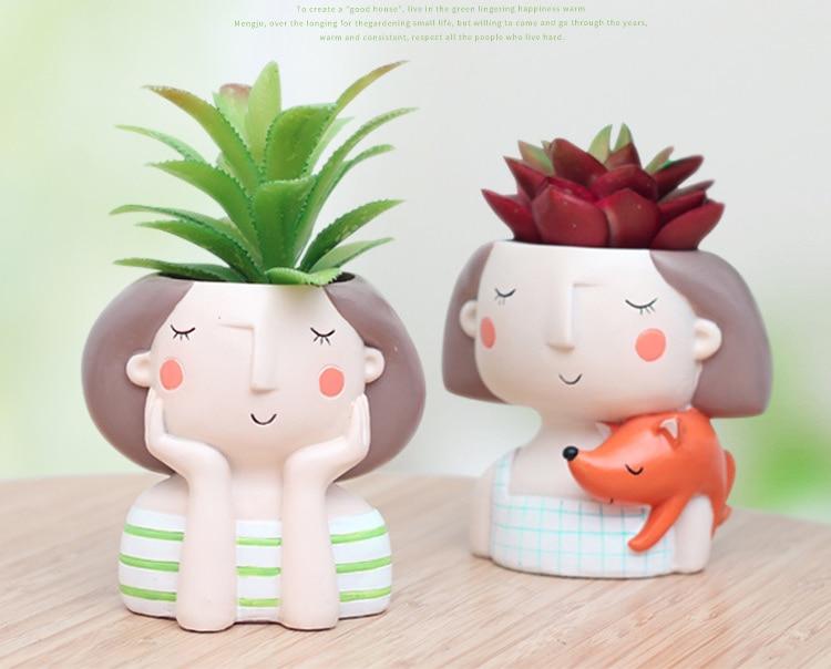 Dreamy Girl Flower Pots