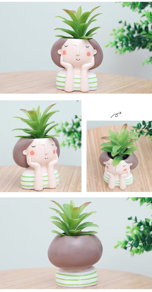 Dreamy Girl Flower Pots