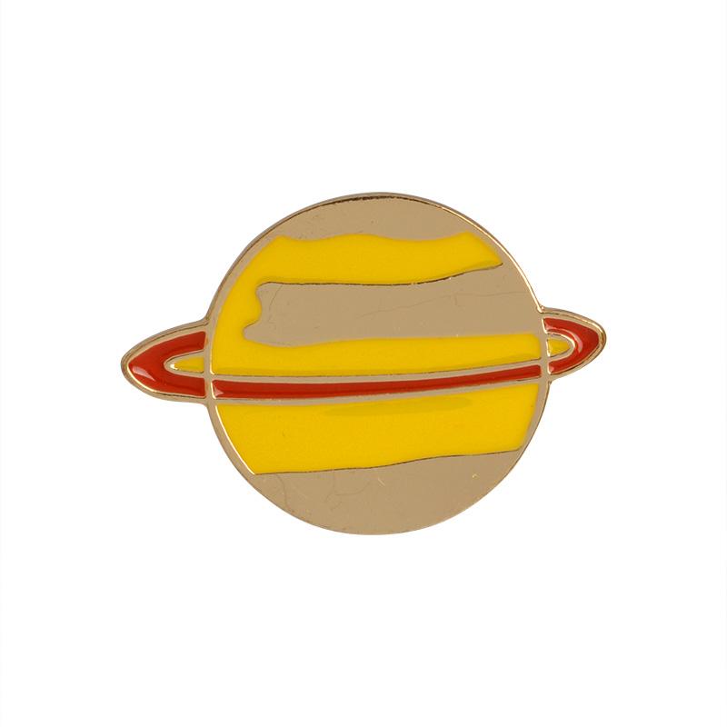 Space Astronomy Brooch Pin