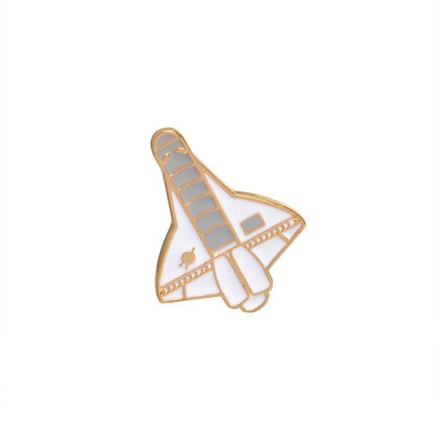 Space Astronomy Brooch Pin