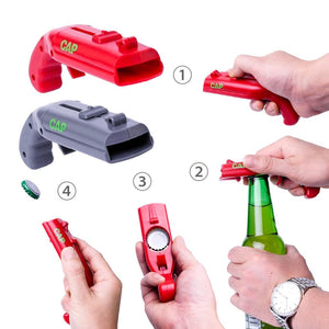 Portable Creative Bottle Opener and Launcher