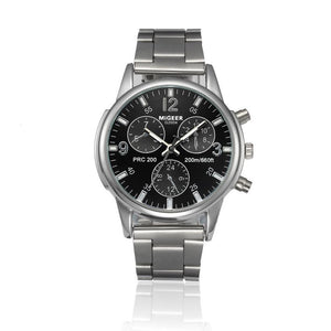 Stainless Steel Luxury Crystal Watch