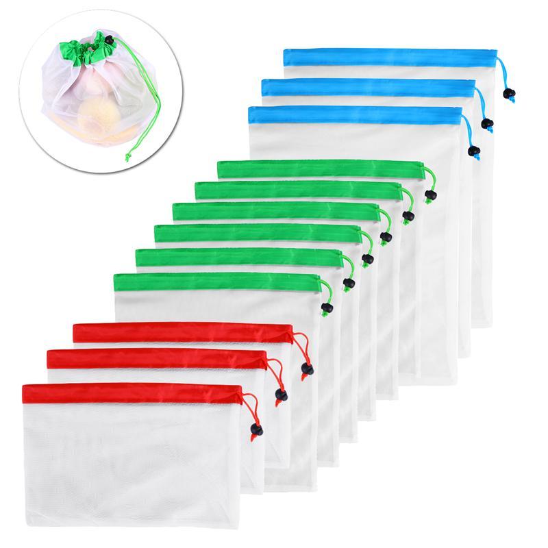 12pcs Reusable Produce Bags