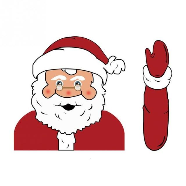 Christmas Santa Claus Car Sticker Decal